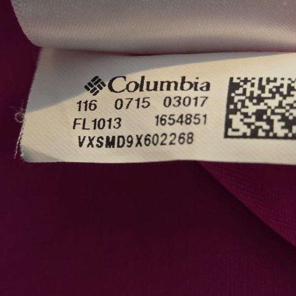 Columbia PFG Omni-Shade Women's M Pink and White Raglan Sleeve Sportswear Top - Picture 9 of 12